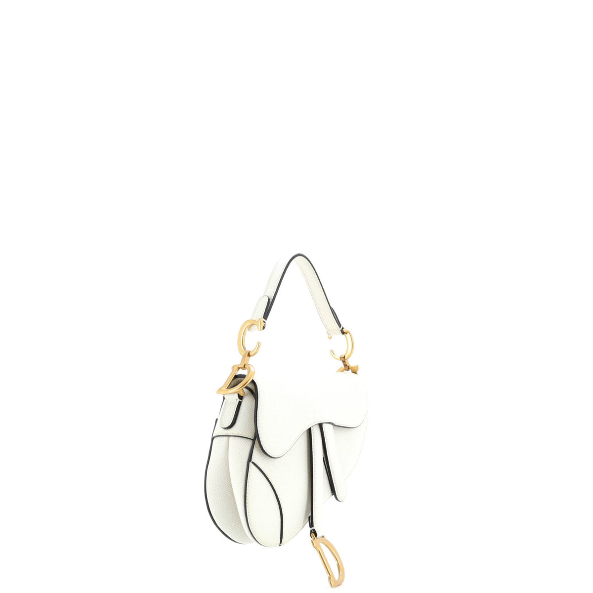 Saddle Handbag Leather Mini