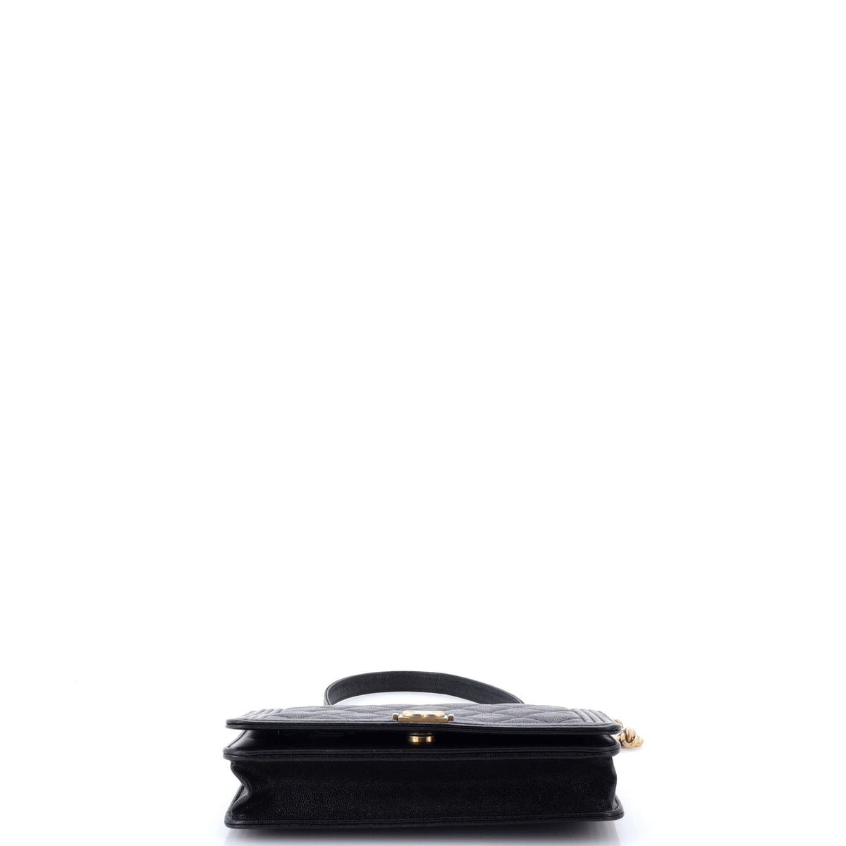 Boy Wallet on Chain Quilted Caviar