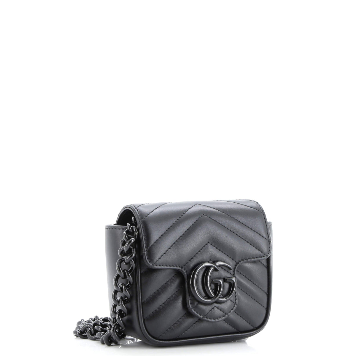 GG Marmont Flap Belt Bag Matelasse Leather Mini