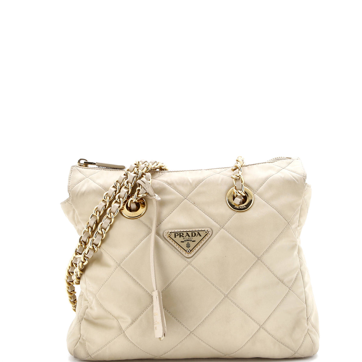 Re-Edition 1995 Chain Tote Quilted Re-Nylon Small
