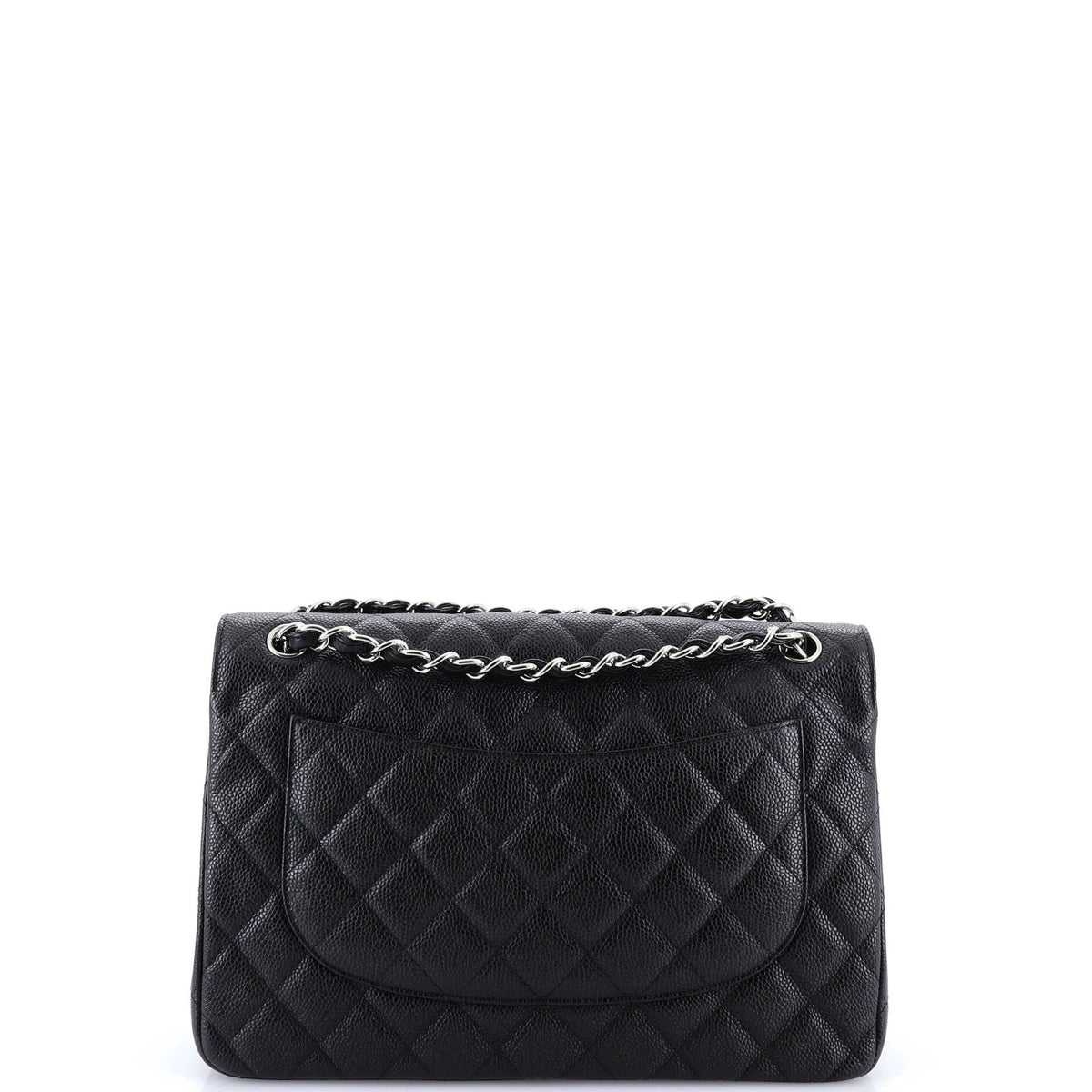 Classic Double Flap Bag Quilted Caviar Jumbo