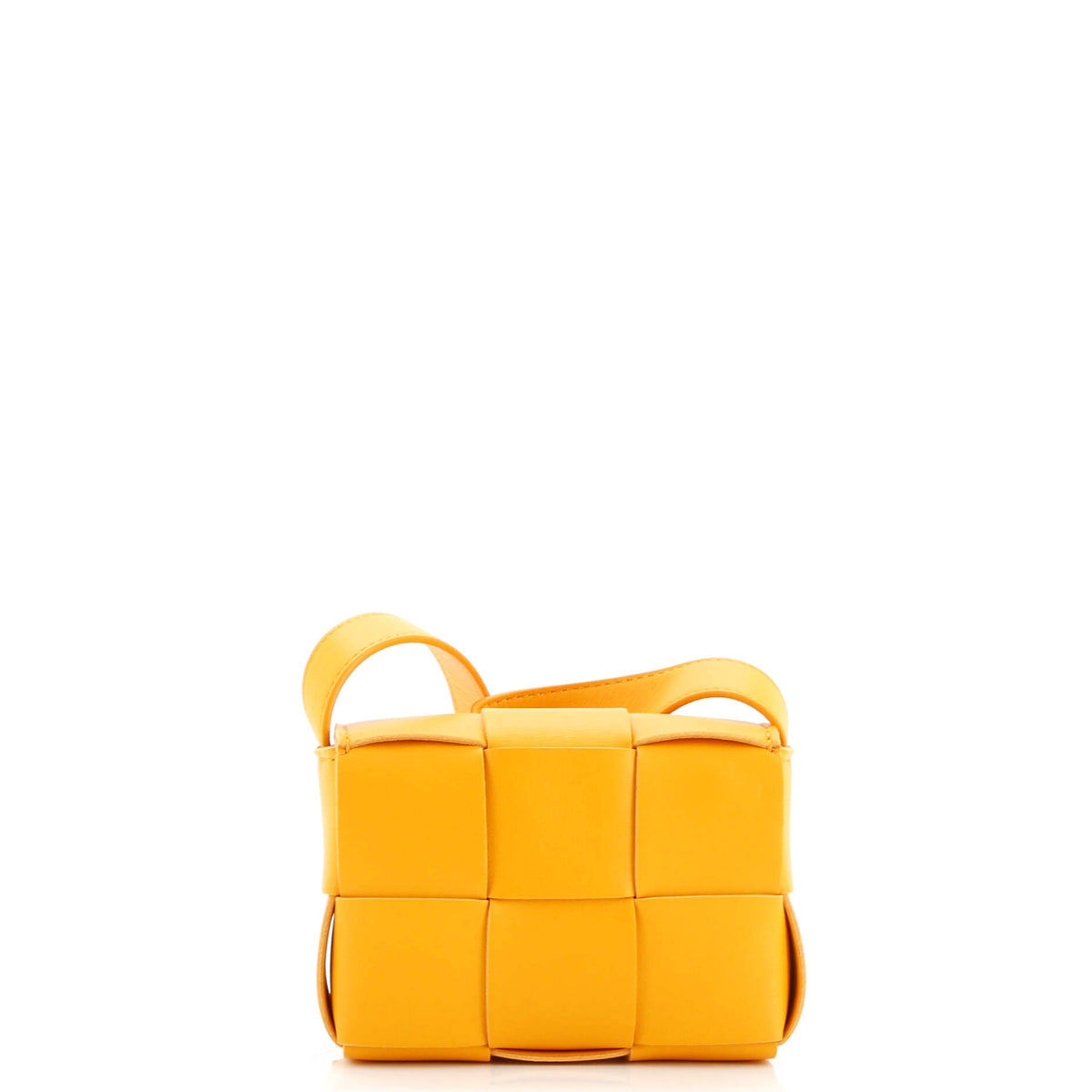 Cassette Crossbody Bag Maxi Intrecciato Leather Candy
