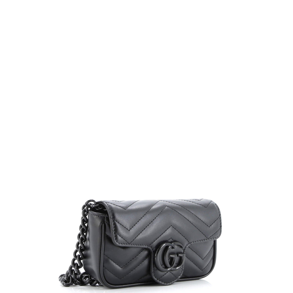 GG Marmont Flap Belt Bag Matelasse Leather