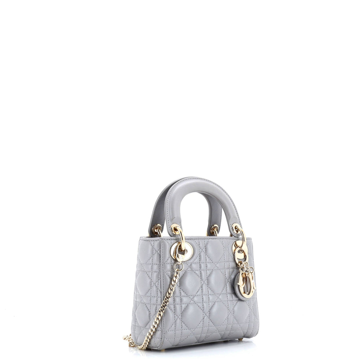 Lady Dior Chain Bag Cannage Quilt Lambskin Mini