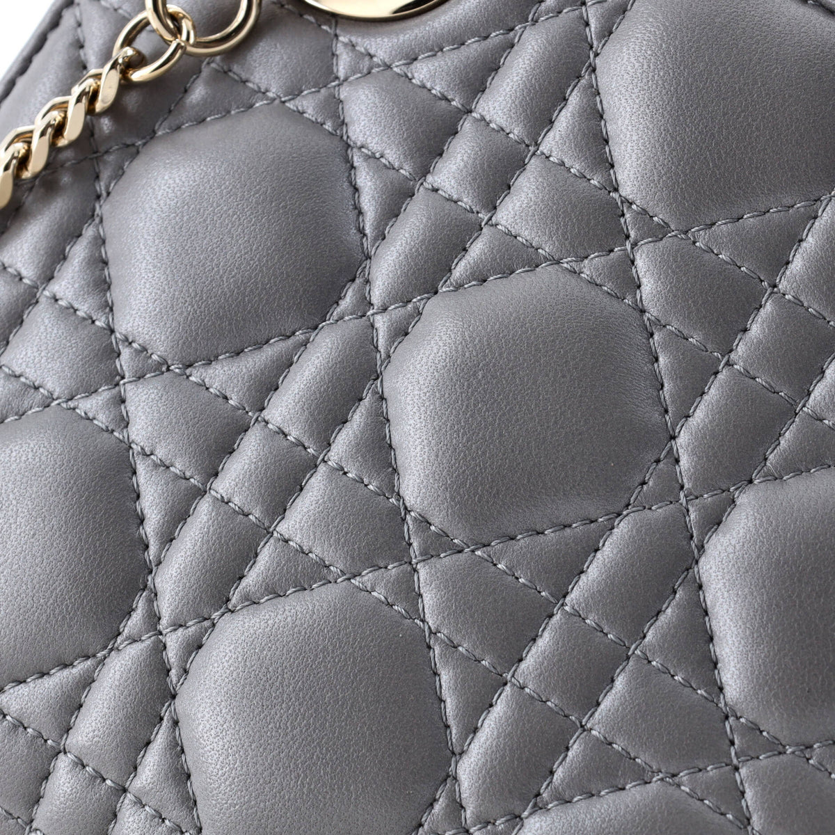 Lady Dior Chain Bag Cannage Quilt Lambskin Mini