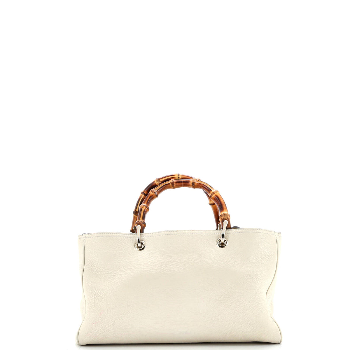 Bamboo Shopper Tote Leather Medium