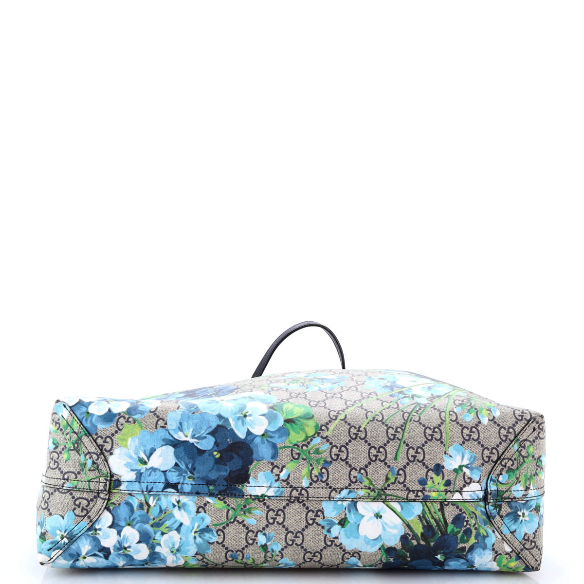 Reversible Tote Blooms GG Print Leather Medium