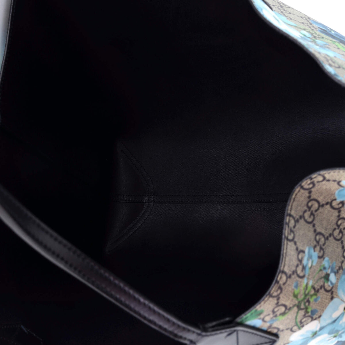 Reversible Tote Blooms GG Print Leather Medium