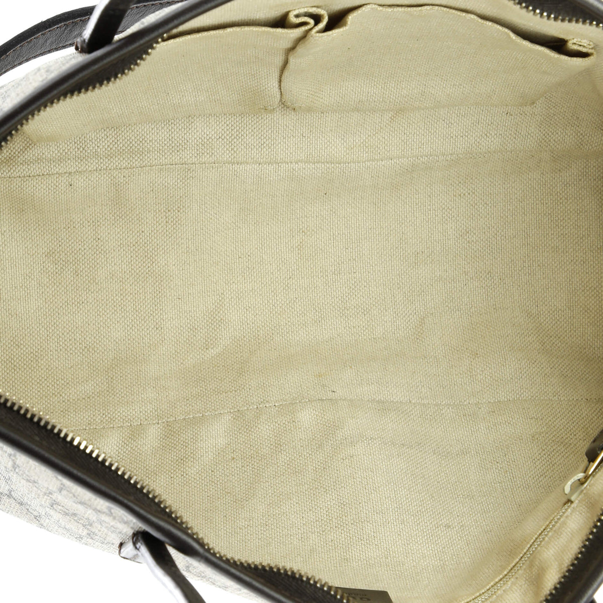 Convertible Zip Tote GG Coated Canvas with Leather Medium