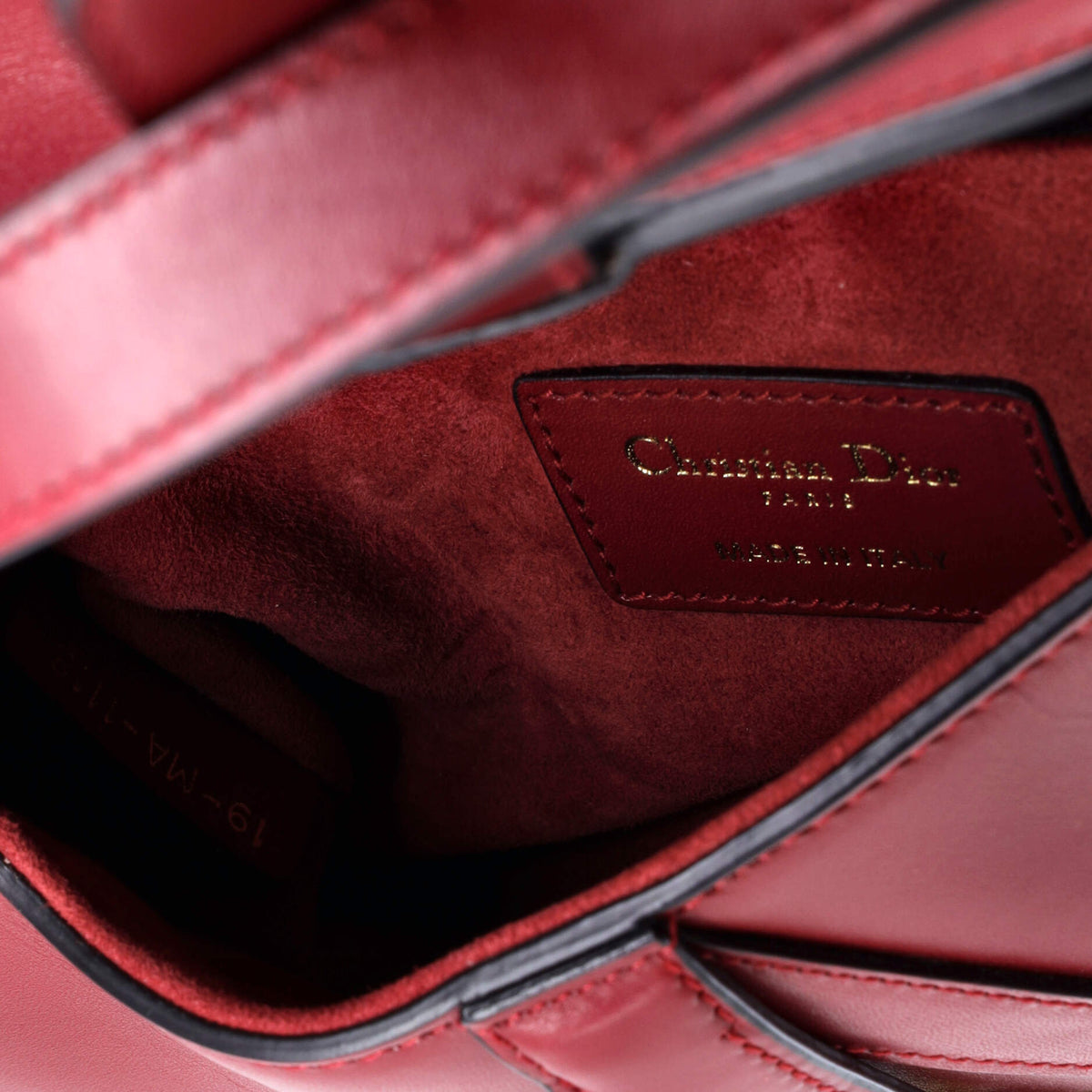 Saddle Handbag Leather Mini