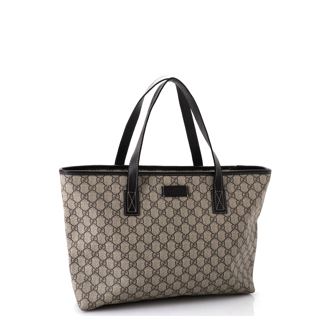 Plus Tote GG Coated Canvas with Leather Medium