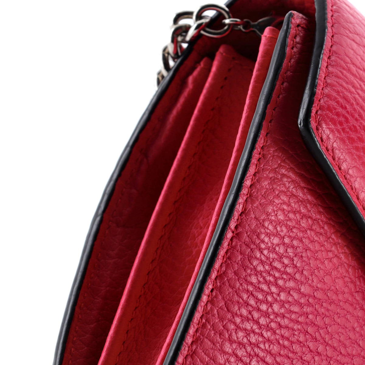 Dionysus Chain Wallet Leather with Embellished Detail Small