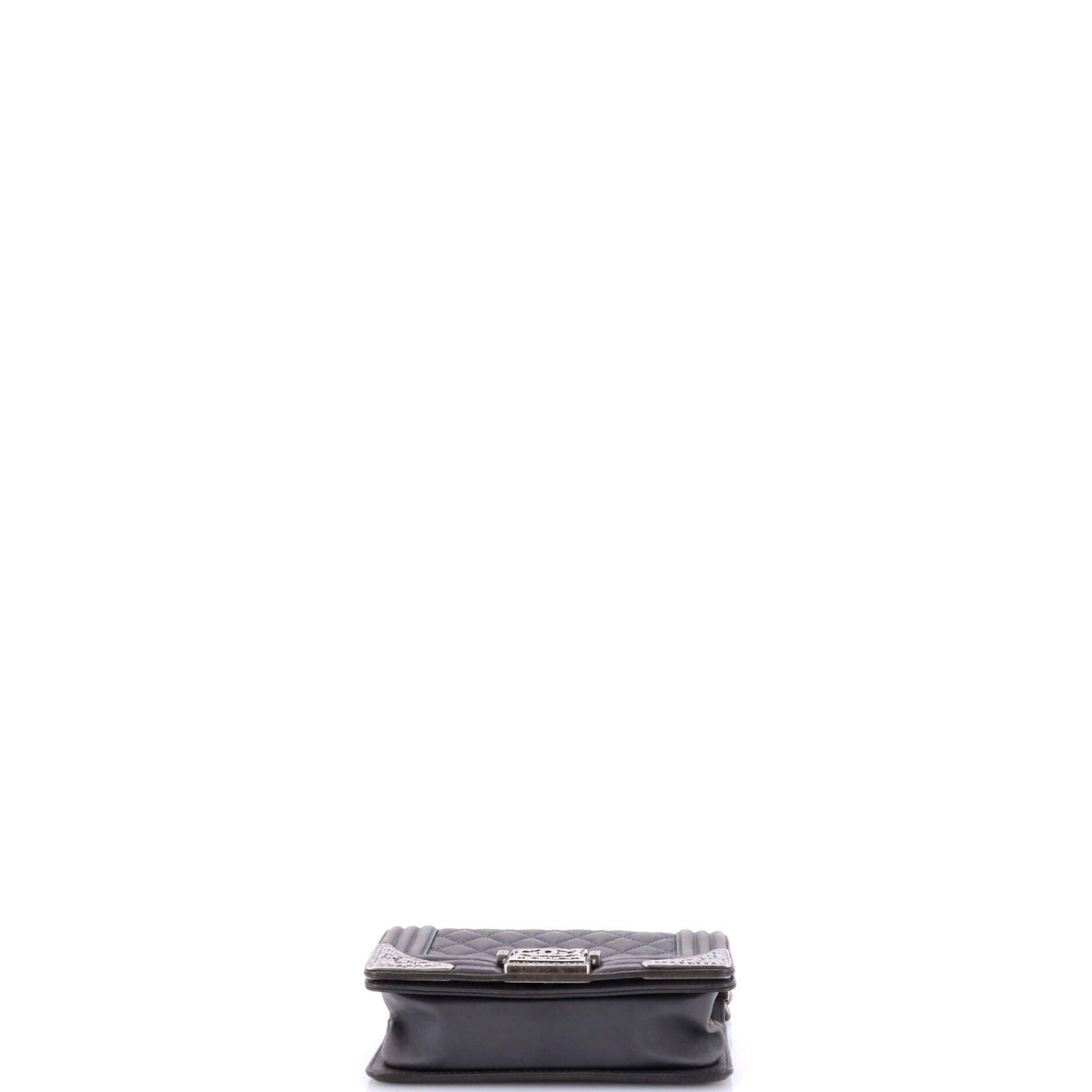 Paris-Dallas Boy Flap Bag Quilted Calfskin with Metal Adornments Small