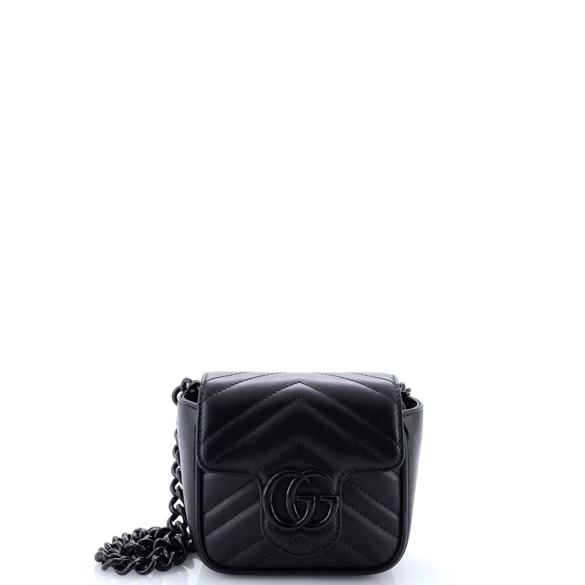 GG Marmont Flap Belt Bag Matelasse Leather Mini