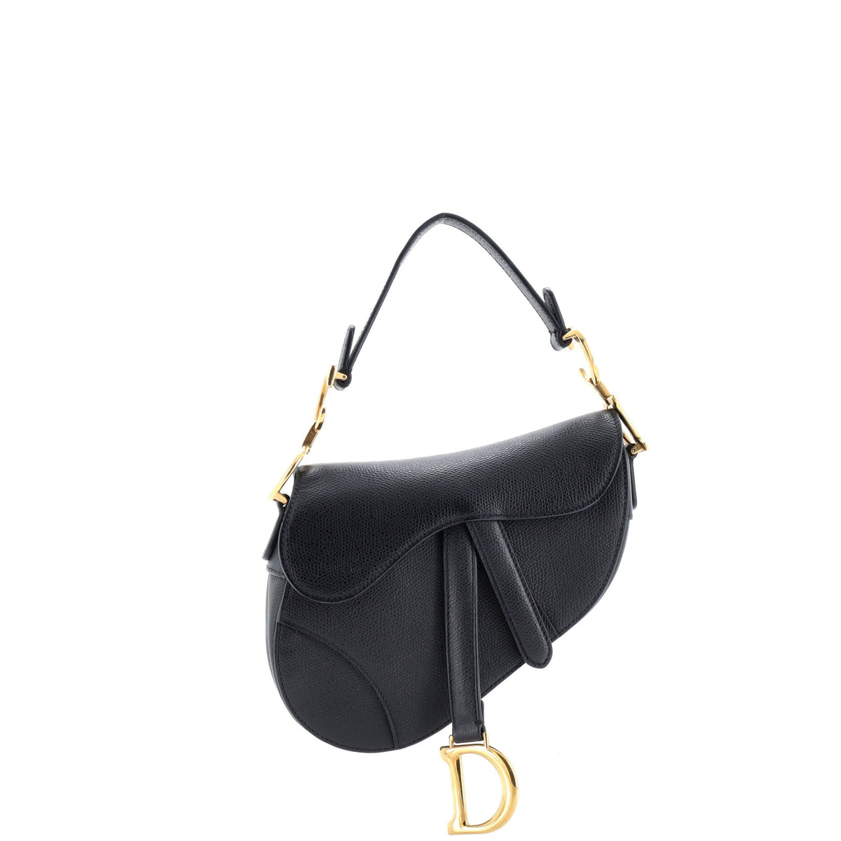 Saddle Handbag Leather Mini