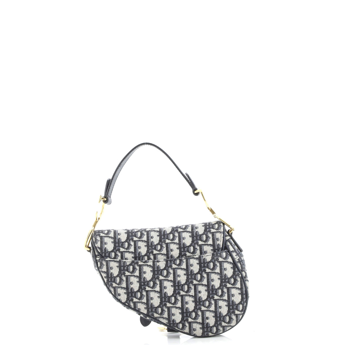 Saddle Handbag Oblique Canvas Mini