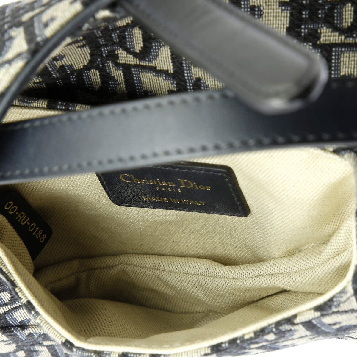Saddle Handbag Oblique Canvas Mini