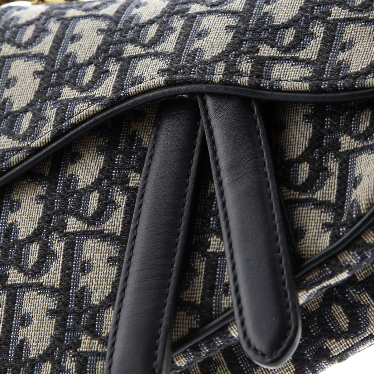 Saddle Handbag Oblique Canvas Mini