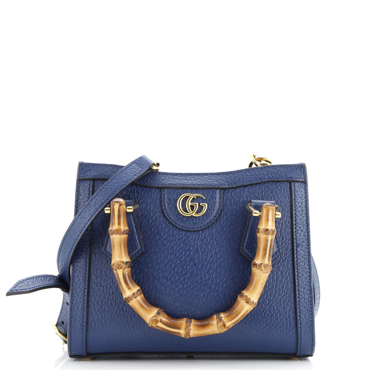 Diana NM Bamboo Handle Tote Leather Mini