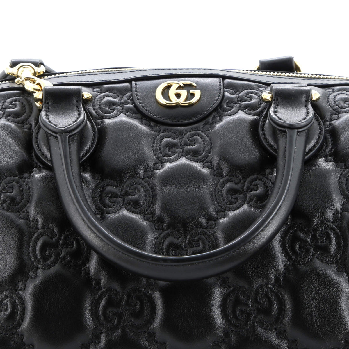 Ophidia Convertible Boston Top Handle Bag GG Matelasse Leather Medium