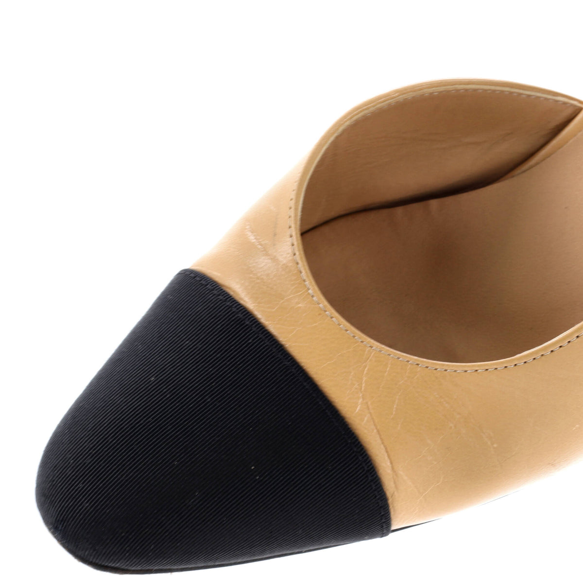 Women’s Cap Toe Slingback Pumps Leather