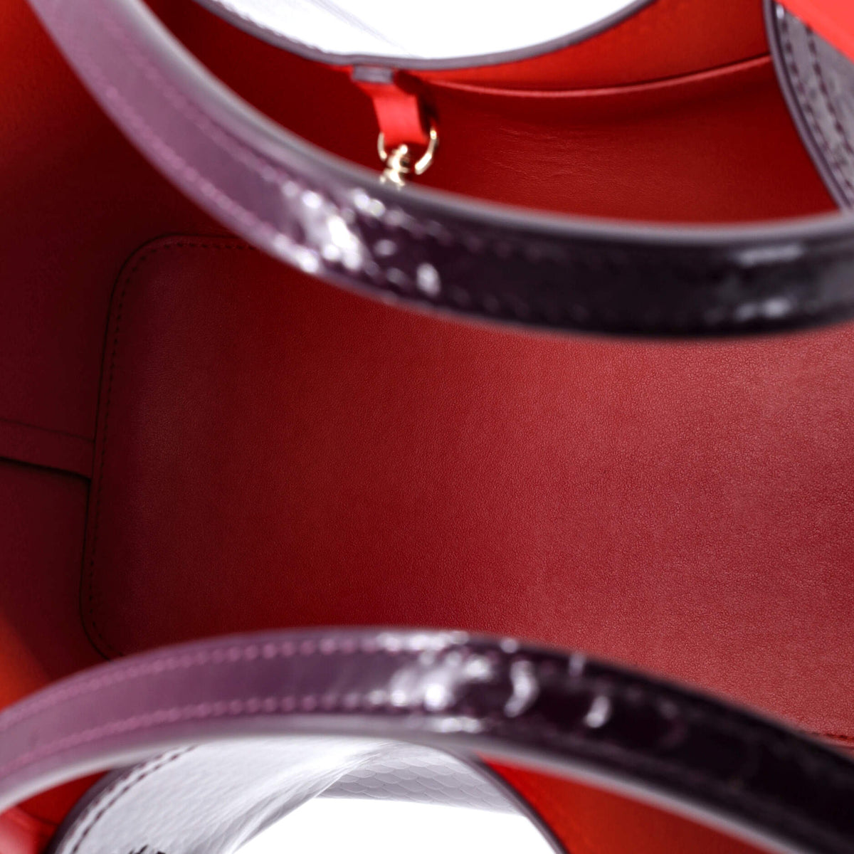 Cabarock Tote Snake Embossed Leather Small