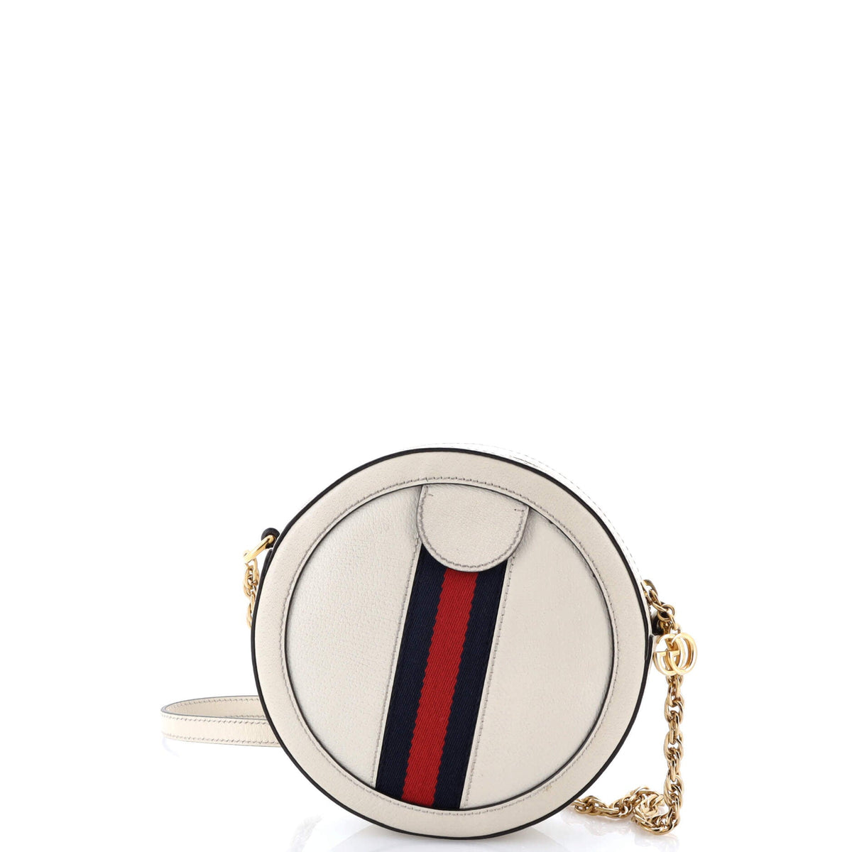 Ophidia Round Shoulder Bag Leather Mini