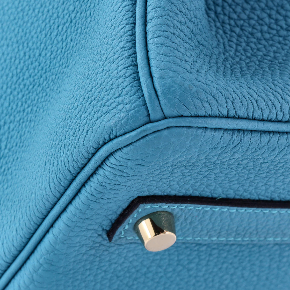 Birkin Handbag Turquoise Togo with Gold Hardware 35