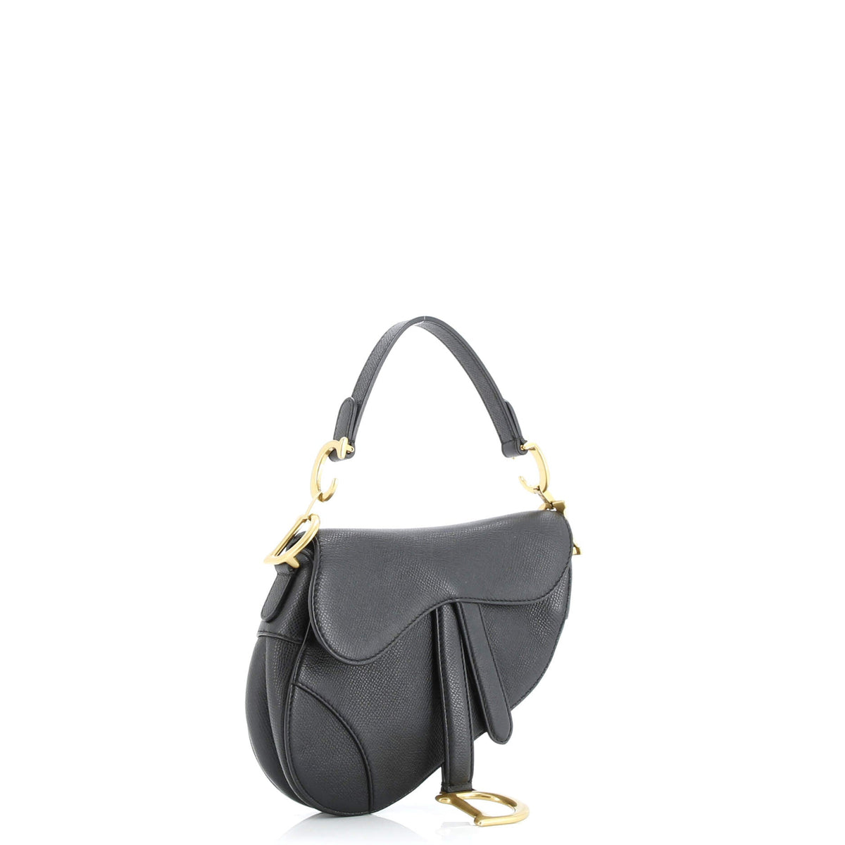 Saddle Handbag Leather Mini