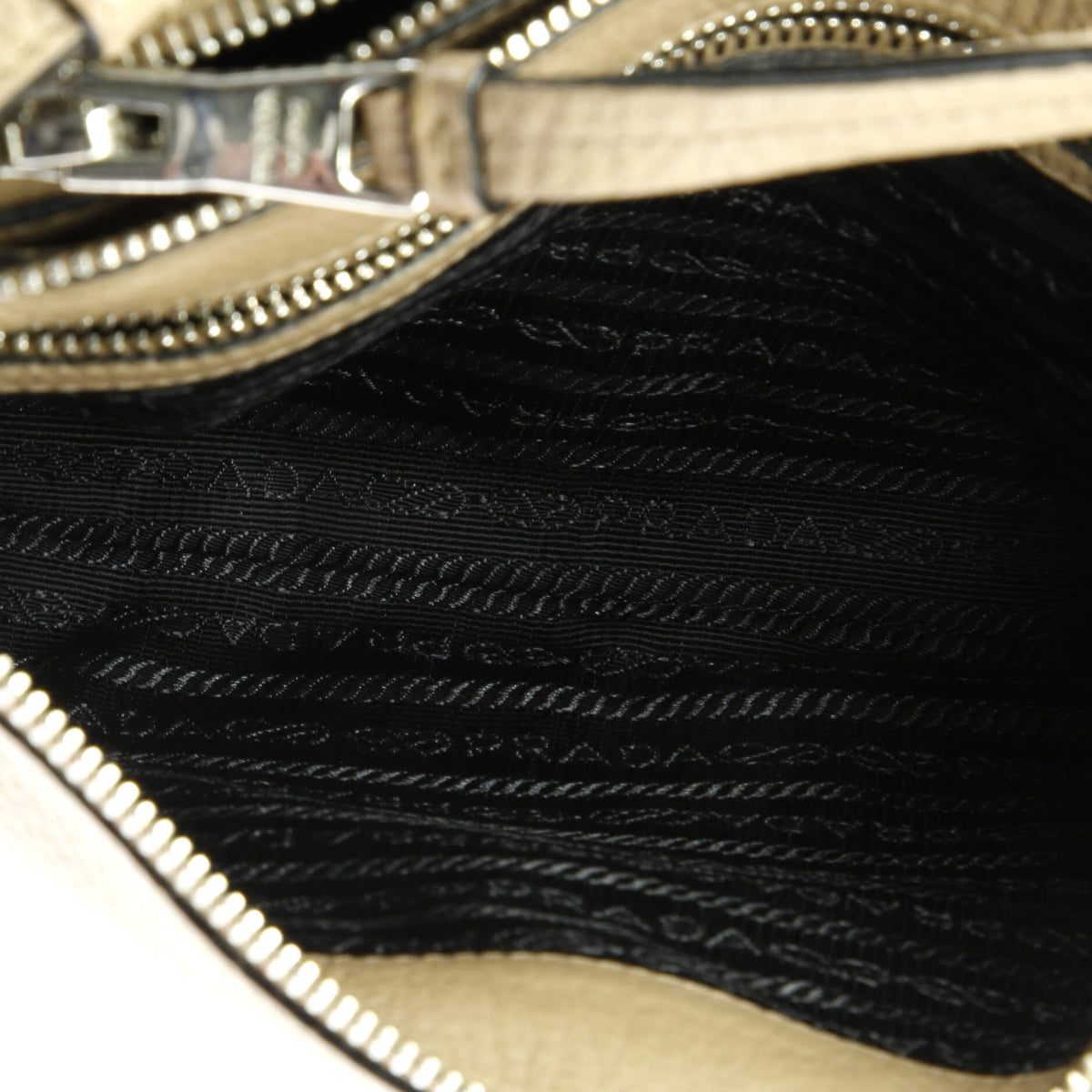 Double Zip Crossbody Bag Vitello Daino Small