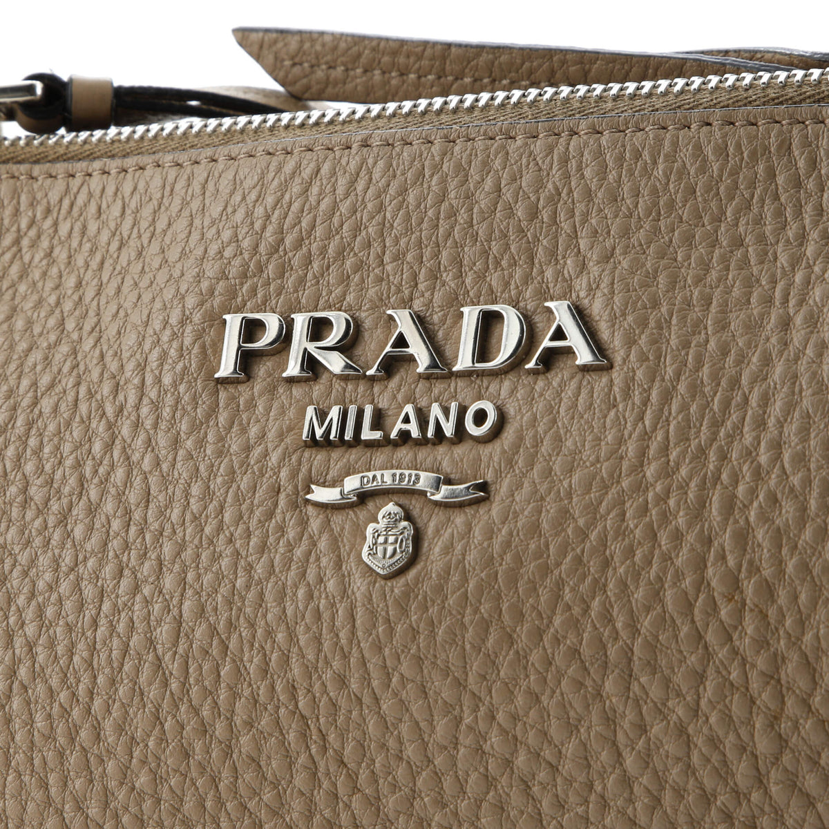 Double Zip Crossbody Bag Vitello Daino Small