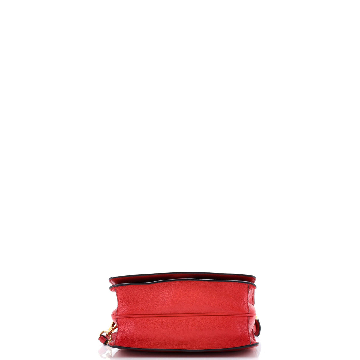 Dual Strap Flap Crossbody Bag Vitello Daino Small