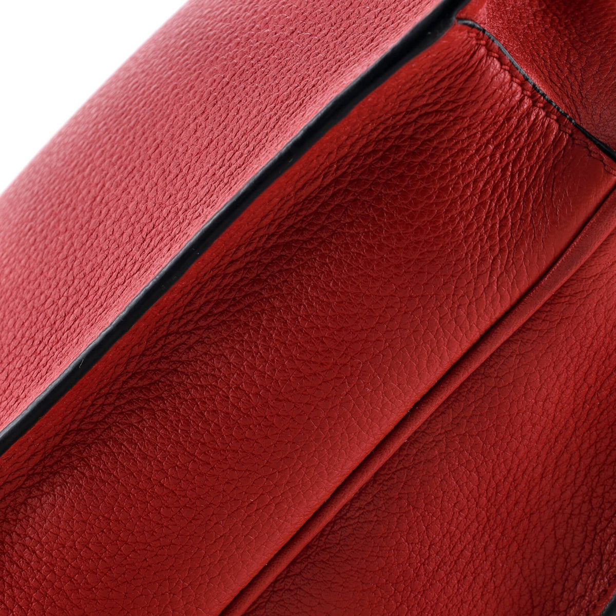 Dual Strap Flap Crossbody Bag Vitello Daino Small