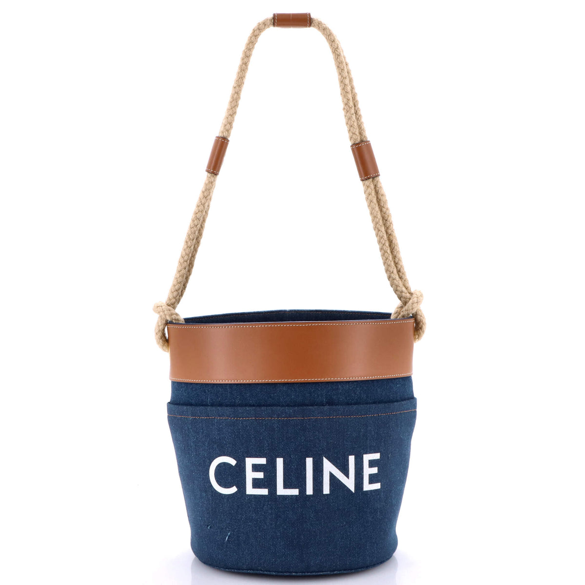 Rope Bucket Bag Denim Small