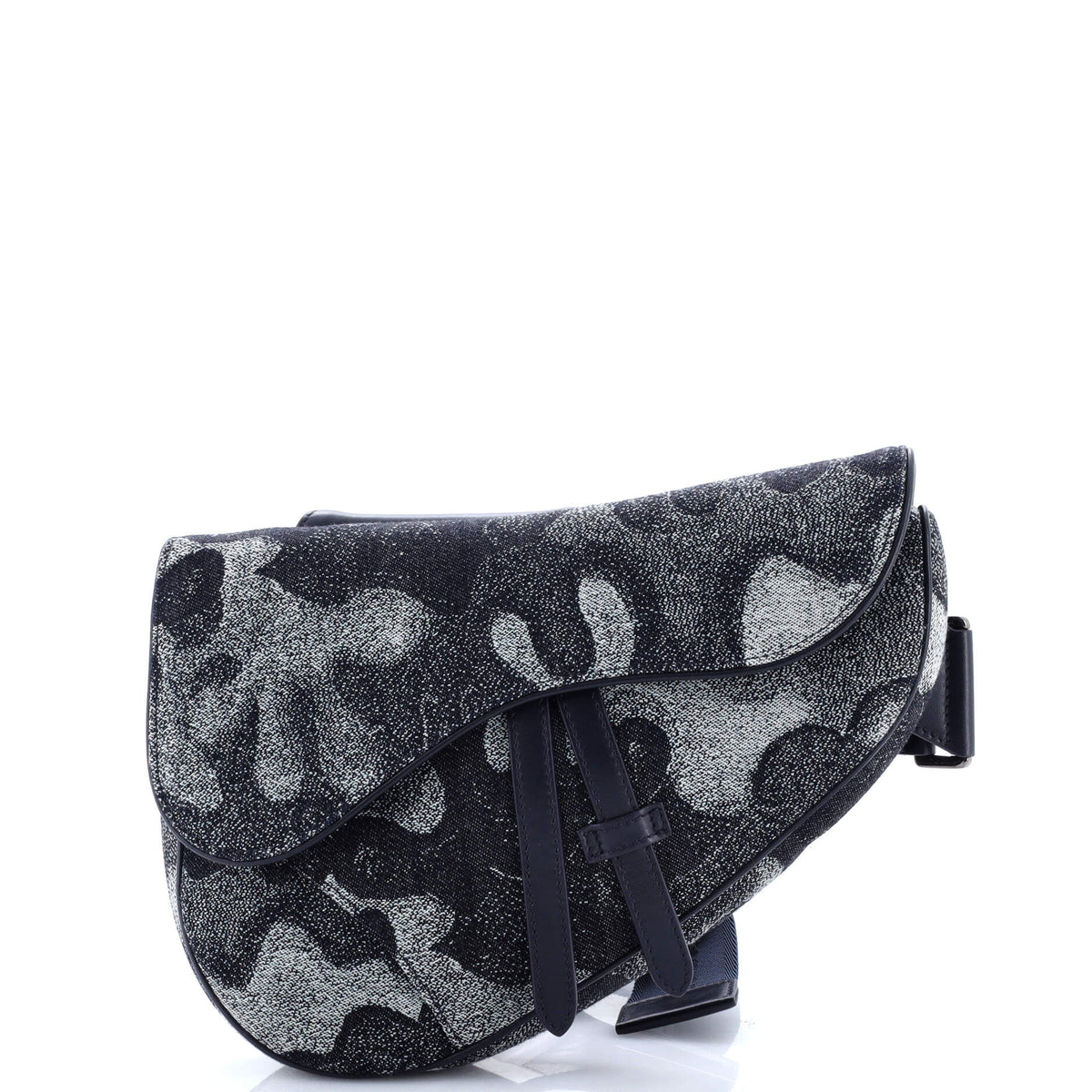 Peter Doig Saddle Bag Printed Denim and Leather