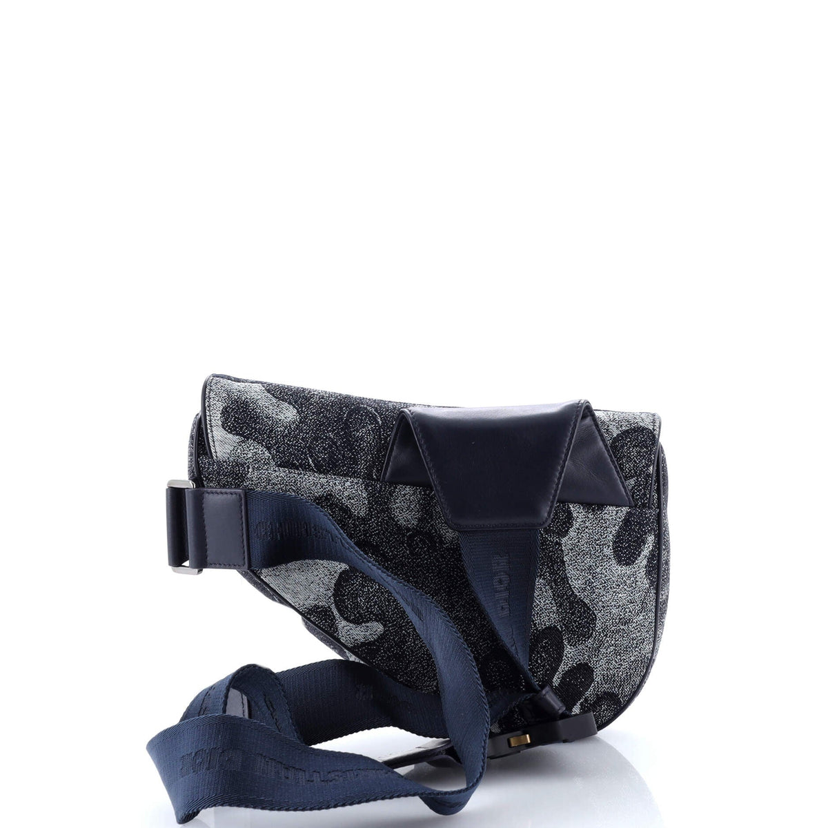 Peter Doig Saddle Bag Printed Denim and Leather