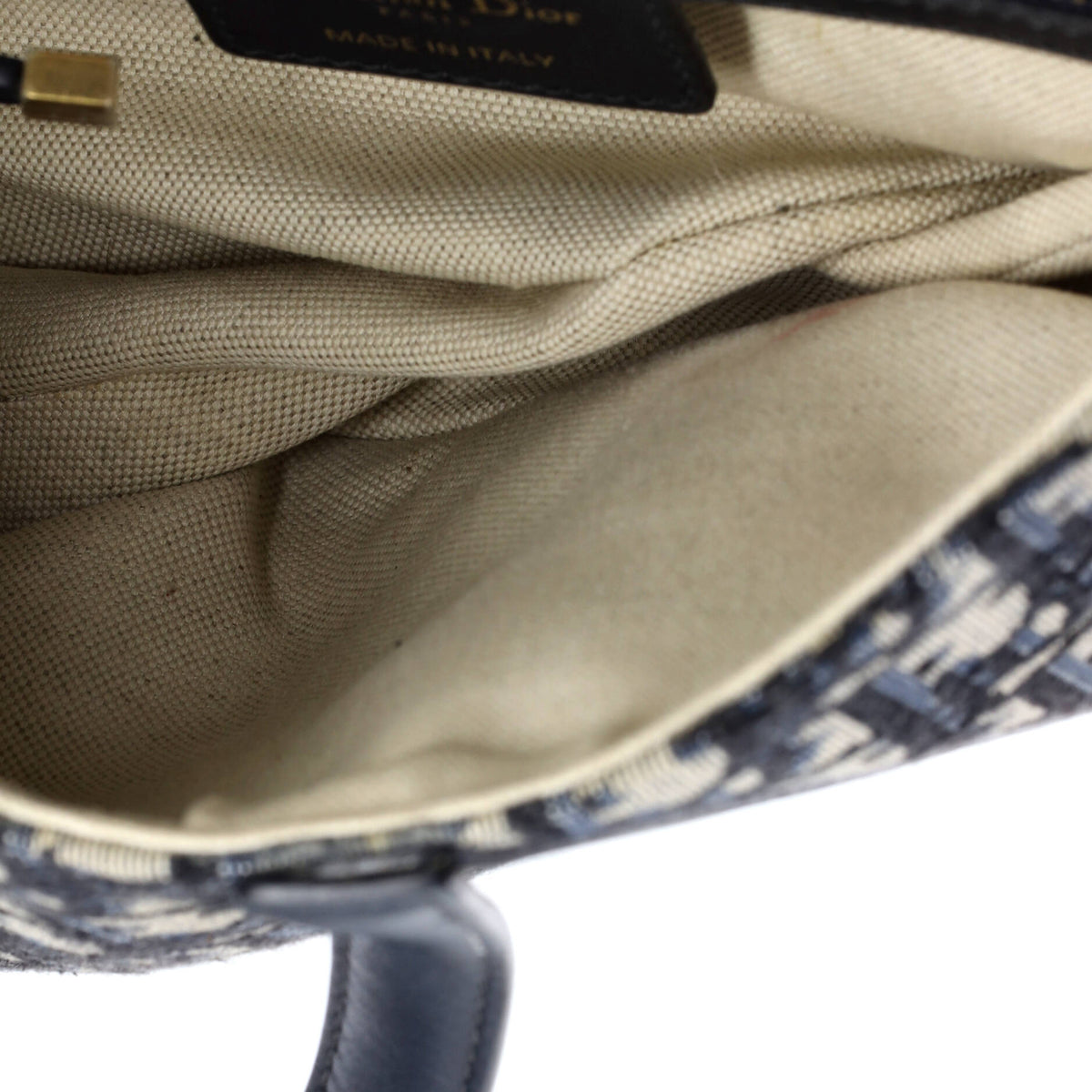 Saddle Handbag Oblique Canvas Medium