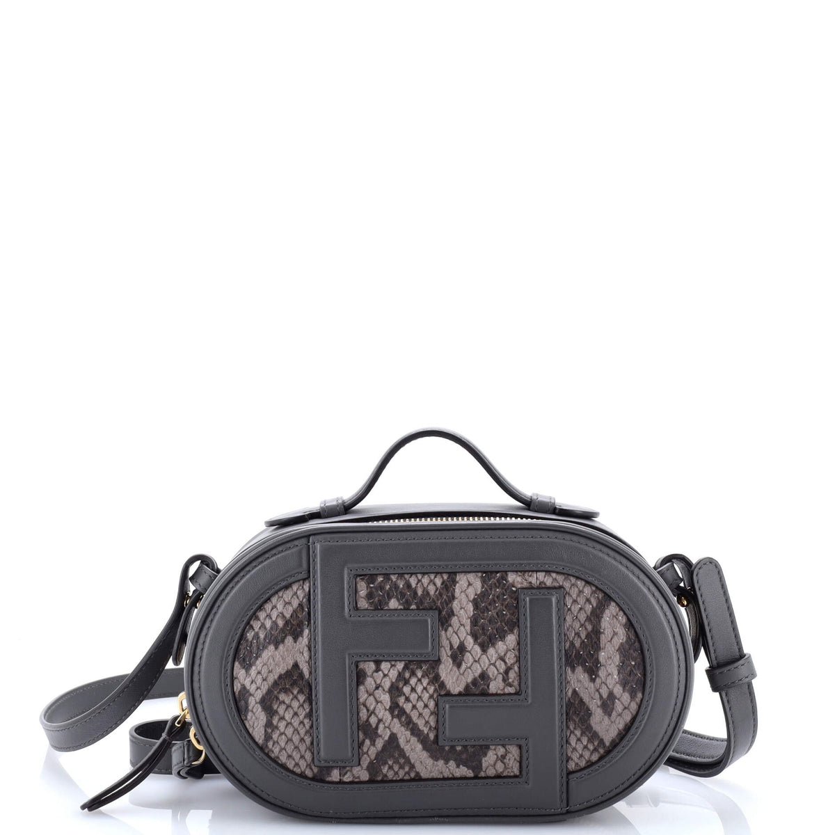 O'Lock Camera Bag Leather with Python Mini
