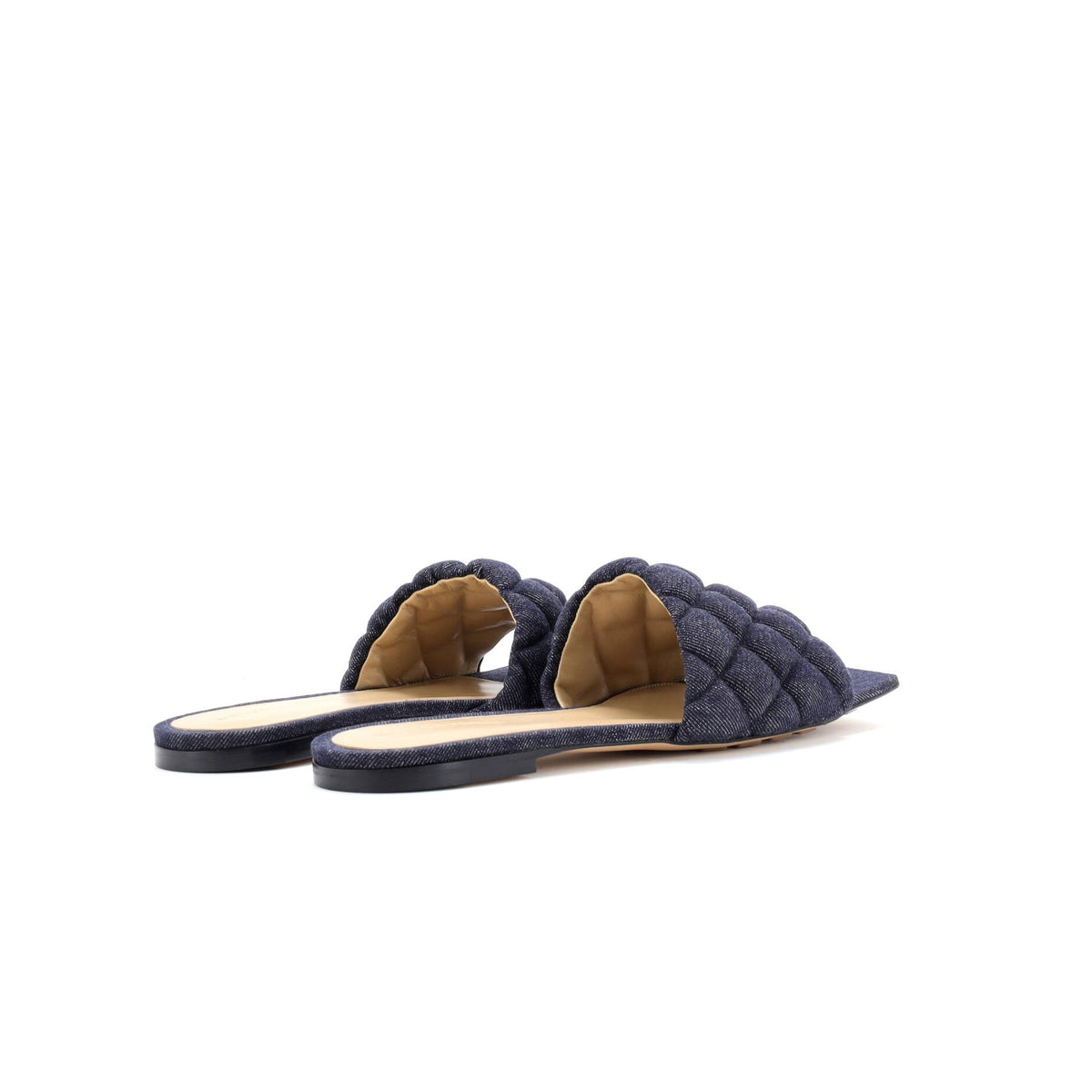 Women's The Padded Flat Sandals Quilted Denim