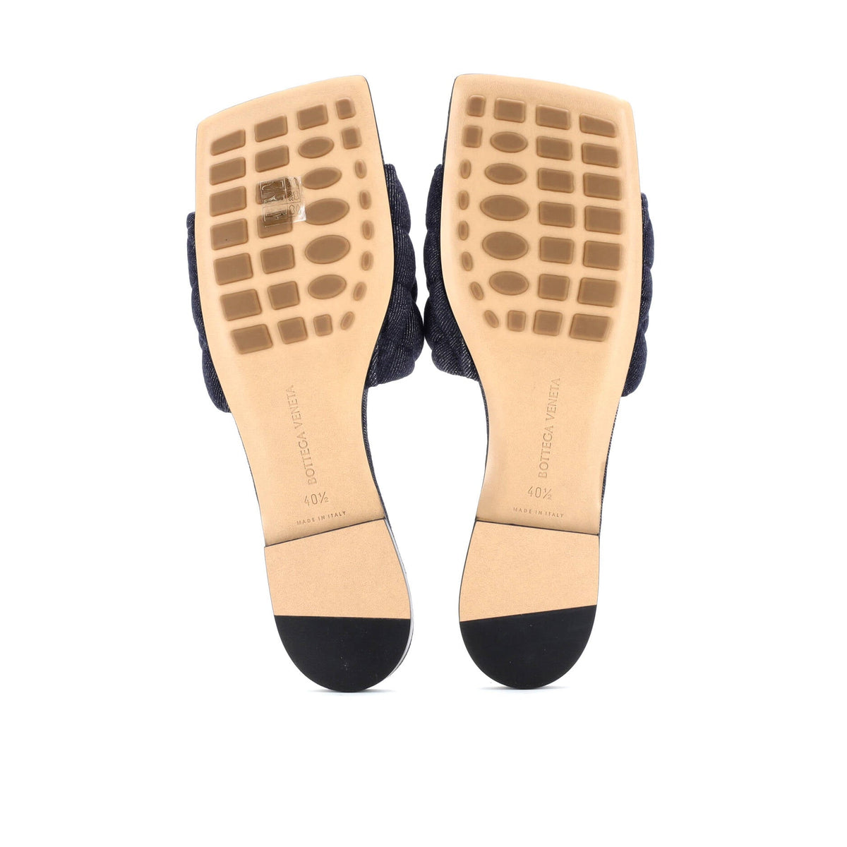 Women's The Padded Flat Sandals Quilted Denim