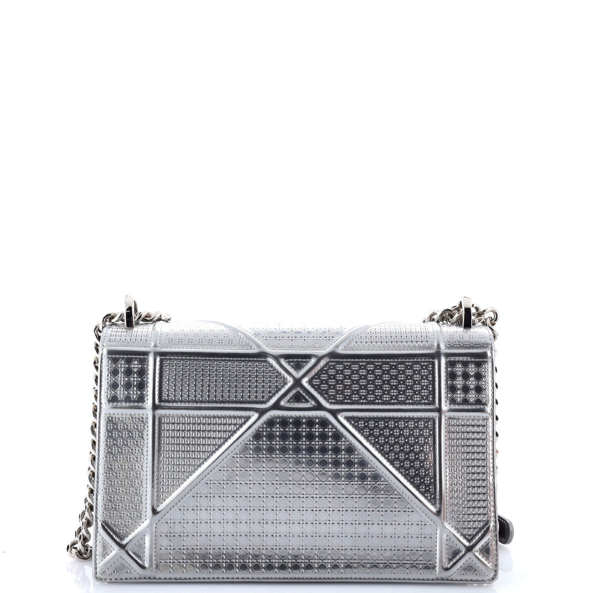 Diorama Flap Bag Cannage Embossed Calfskin Medium