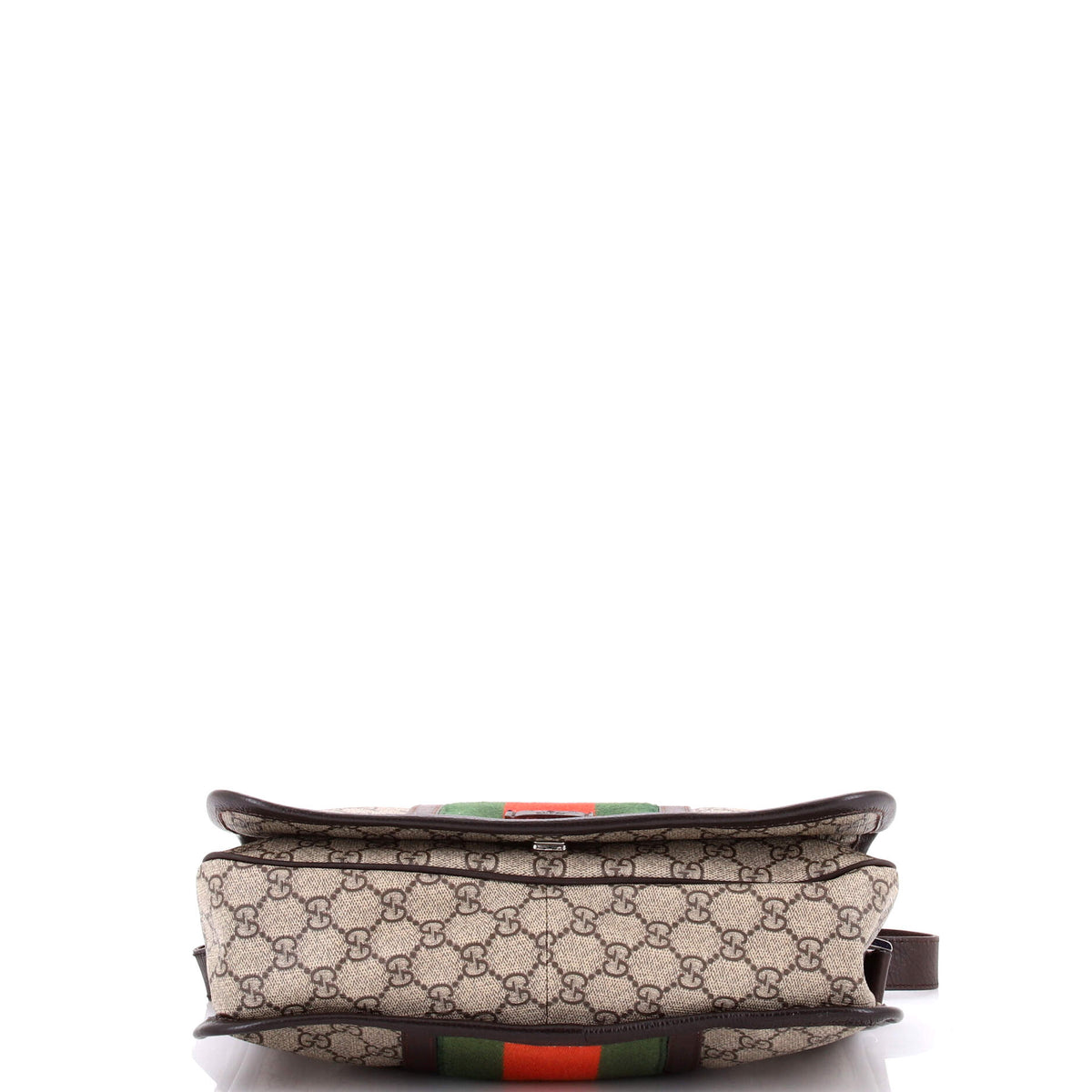 Web Flap Messenger Bag GG Coated Canvas Medium