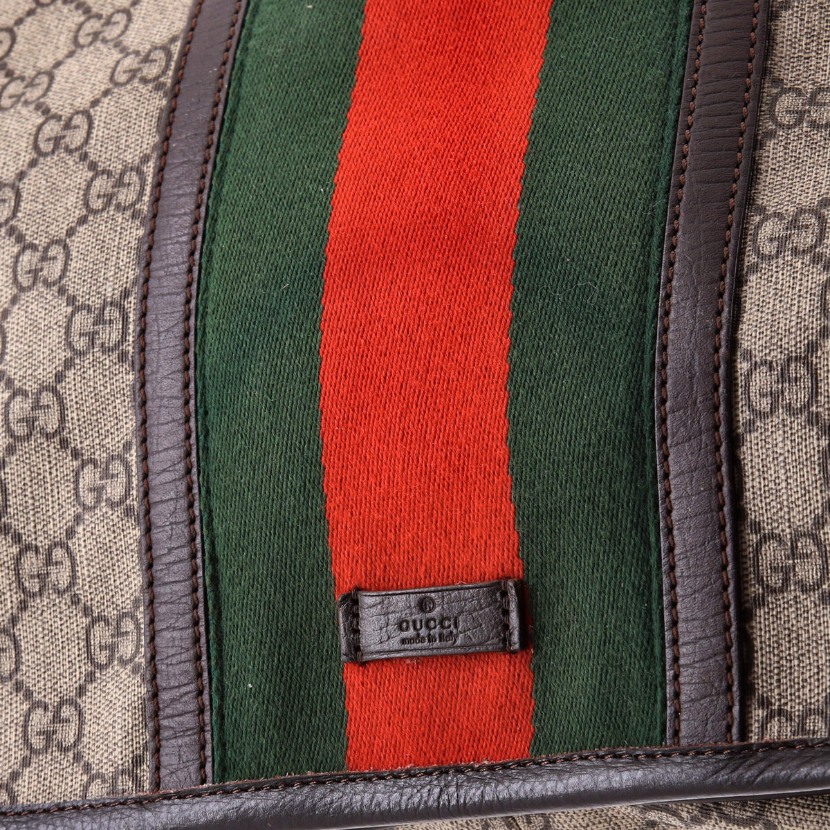 Web Flap Messenger Bag GG Coated Canvas Medium