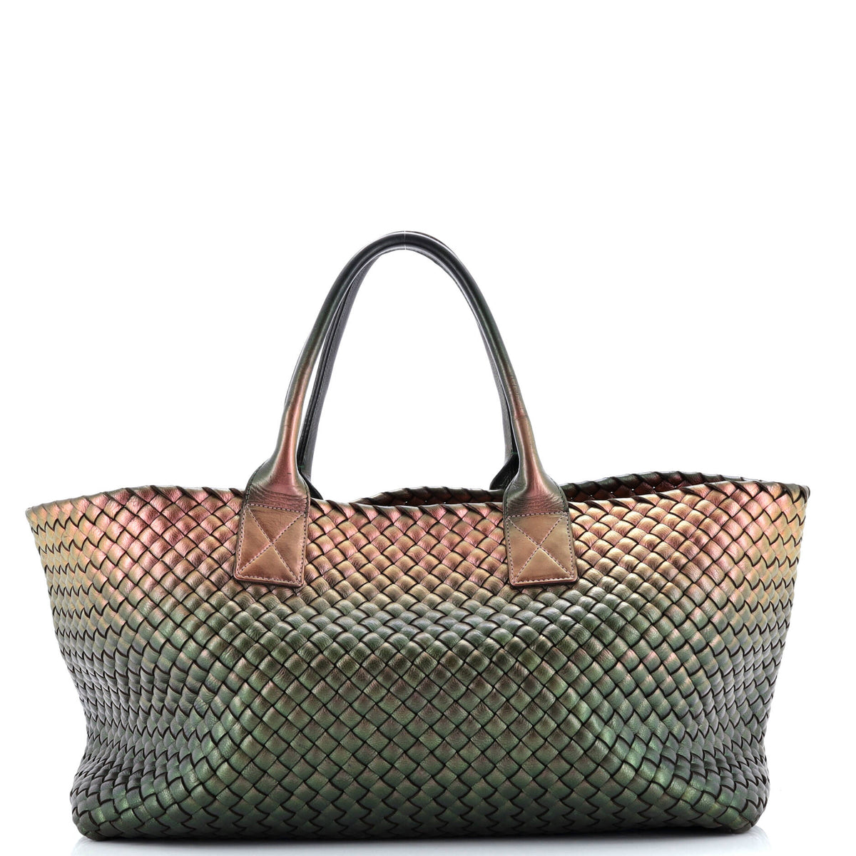 Cabat Tote Intrecciato Iridescent Nappa Medium
