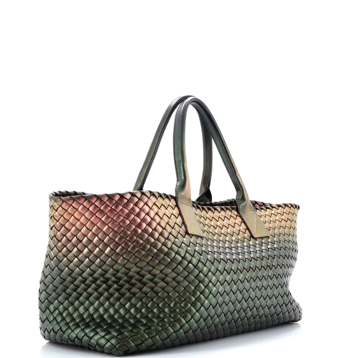 Cabat Tote Intrecciato Iridescent Nappa Medium