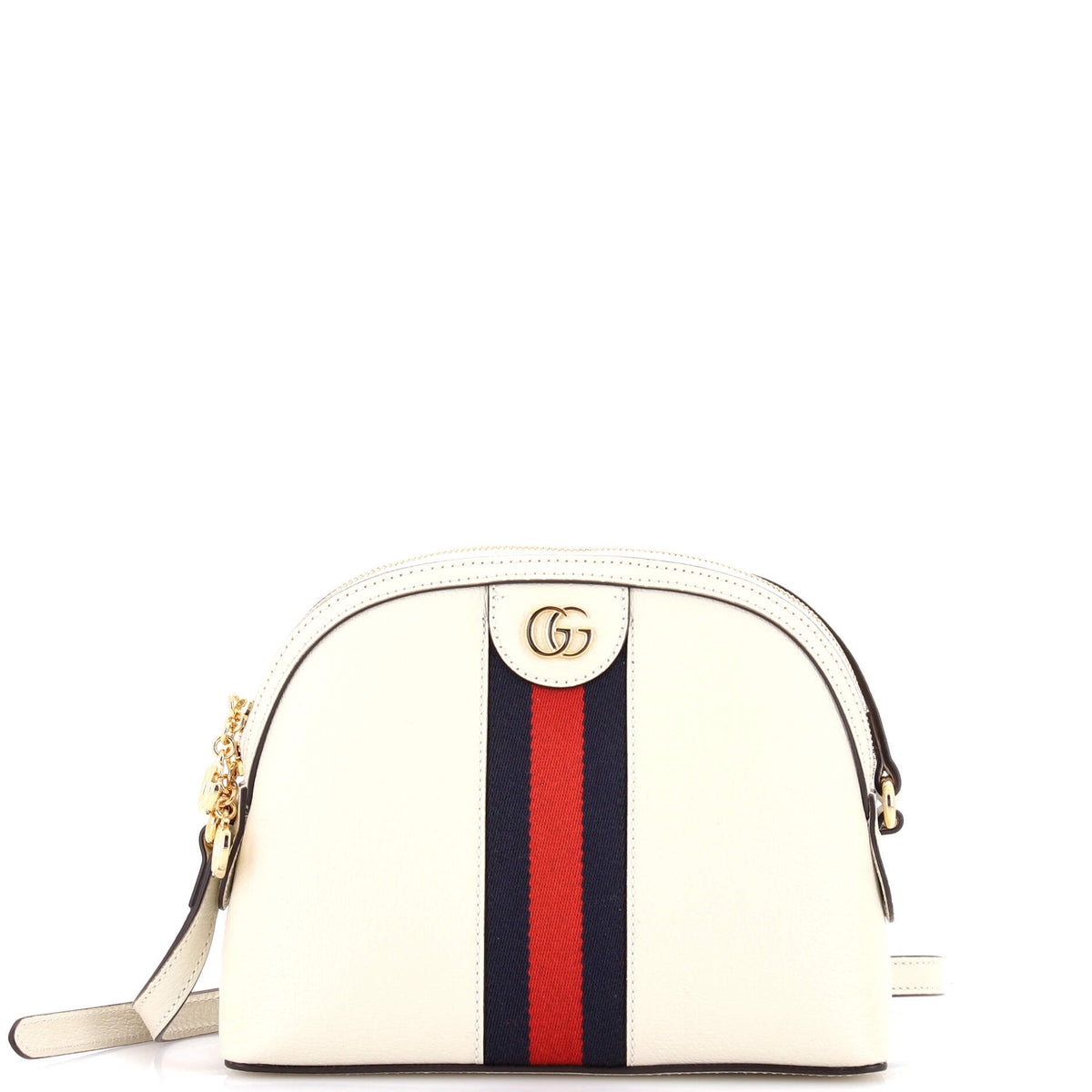 Ophidia Dome Shoulder Bag Leather Small