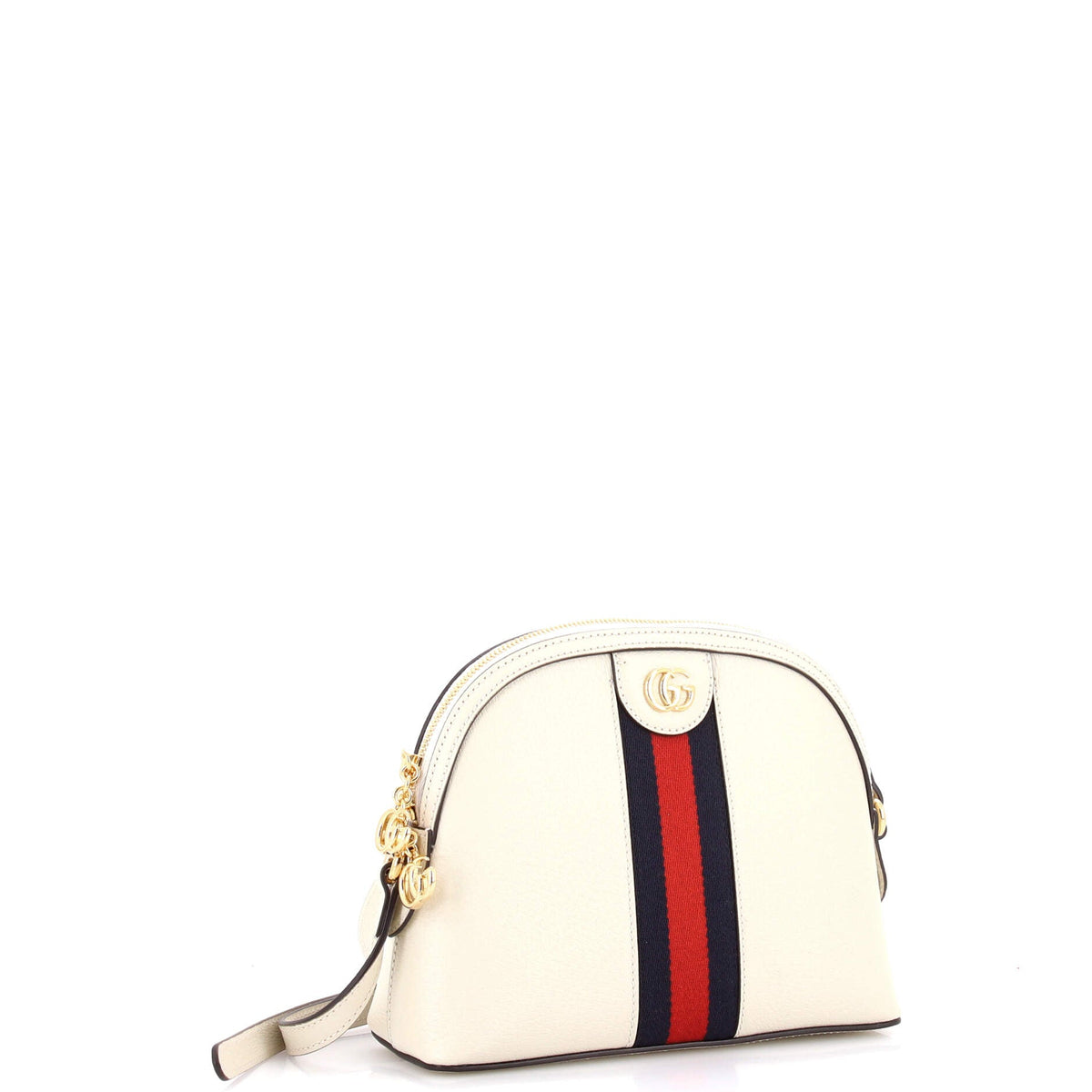 Ophidia Dome Shoulder Bag Leather Small