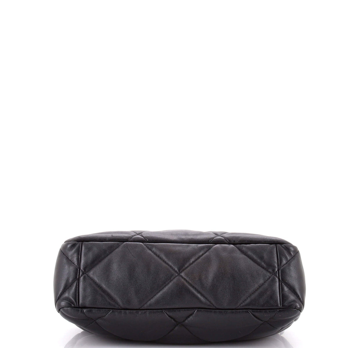 19 Flap Bag Quilted Leather Large