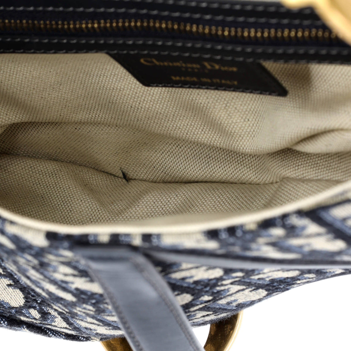 Saddle Handbag Oblique Canvas Medium