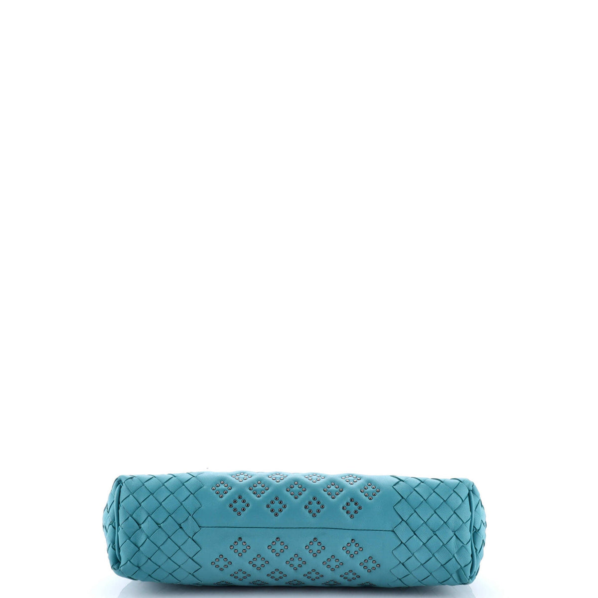 Lauren 1980 Clutch Studded Leather with Intrecciato Detail